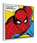 Spider-man (Quote) - Obraz na płótnie