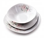 Komplet obiadowy - Serwis 18elem - porcelana - Blossom