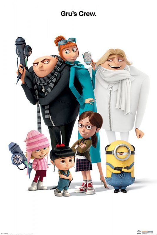 Gru, Dru i Minionki plakat z bajki Filmy Animowane Filmy Plakaty