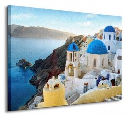 Grecja, Santorini, Oia - Obraz na płótnie