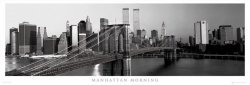 New York (Manhattan rankiem) - plakat