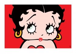 Betty Boop (Red) - reprodukcja