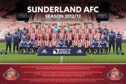 Sunderland Team Photo 12/13 - plakat