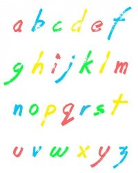 Alfabet III - plakat