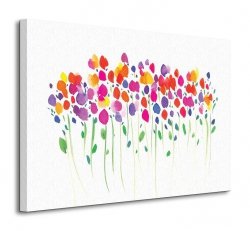 Obraz do salonu - Vibrant Floral