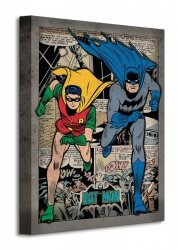 Batman (Comic Montage) - Obraz na płótnie