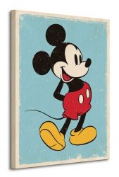 Mickey Mouse (Retro) - Obraz na płótnie
