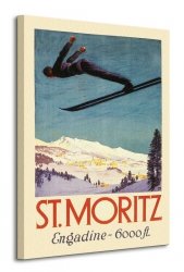St. Moritz - Obraz na płótnie