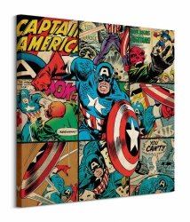 Marvel comics (Kapitan Ameryka) - Obraz na płótnie