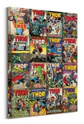 Marvel Thor Covers - Obraz na płótnie