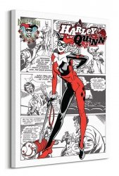 Harley Quinn aka Dr. Harleen Francis Quinzel - Obraz na płótnie