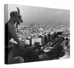 Obraz na płótnie - Widok z Katedry Notre-Dame, Paris