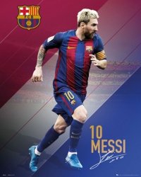 Barcelona Lionel Leo Messi 16/17 - plakat