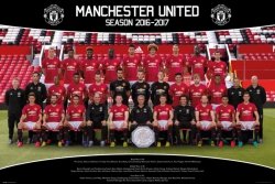 Manchester United Drużyna Zdjęcie 16/17 - plakat