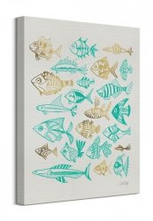 Fish Inklings - Obraz na płótnie