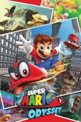 Super Mario Odyssey (Collage) - plakat