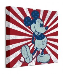 Mickey Mouse Starburst - obraz na płótnie