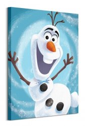 Olaf&#039;s Frozen Adventure Happy - obraz na płótnie