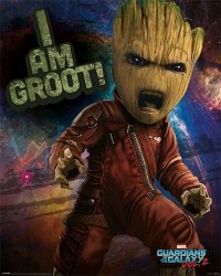 Strażnicy Galaktyki Vol. 2 Angry Groot - plakat