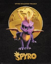 Spyro Golden Dragon - plakat