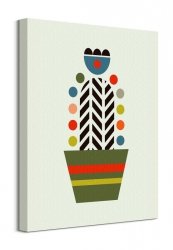 Kolorowy kaktus - obraz na płótnie