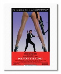 Obraz na ścianę - James Bond Tylko dla twoich oczu - 40x50 cm