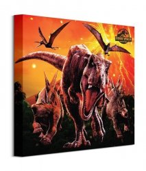 Jurassic World: Upadłe królestwo Erupcja - obraz na płótnie