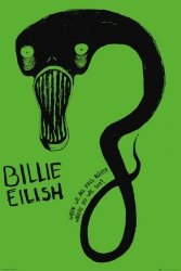 Billie Eilish Ghoul - plakat