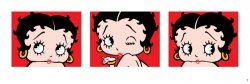 Betty Boop (Red Triptych) - reprodukcja
