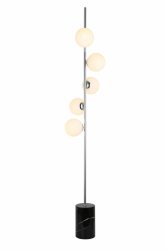 Lampa stojąca - Podłogowa - Chromowana - Fredica - W5