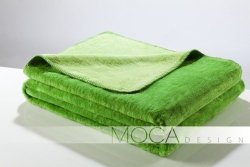Koc - Limonkow - Zielony - 150x200 cm - Doubleface green