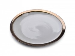Talerz porcelanowy - Szary - CAL - 20cm