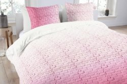 Pościel bawełniana -  ANEEZA Pink Brick - 200x220 cm