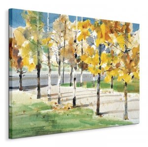 Autumn Trees - Obraz na płótnie