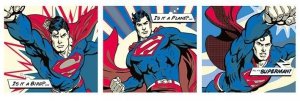 Superman (Pop Art Triptych) - plakat