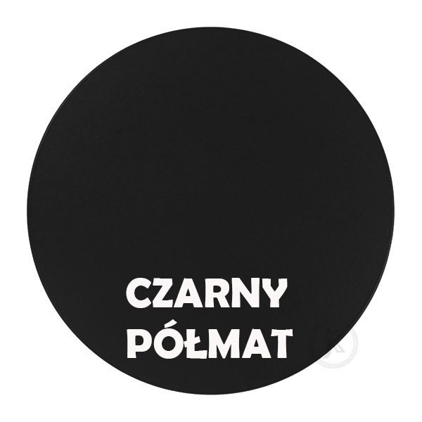 Czarny półmat - kolorystyka metalu - Kwietnik - Podium - Kwietniki Decoart24.pl