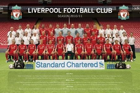 Fc Liverpool Team Photo - plakat