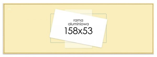 Rama aluminiowa 158x53 cm
