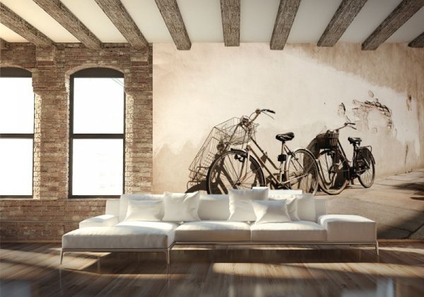 Fototapeta na ścianę - Stare rowery, Włochy - 254x183 cm