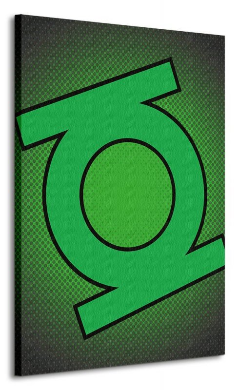 Dc Comics (Green Lantern Symbol) - Obraz na płótnie