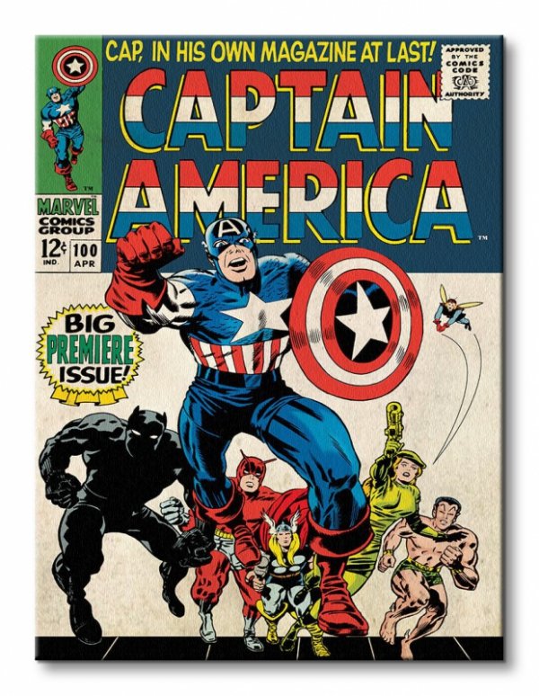 Captain America (Premier) - Obraz na płótnie