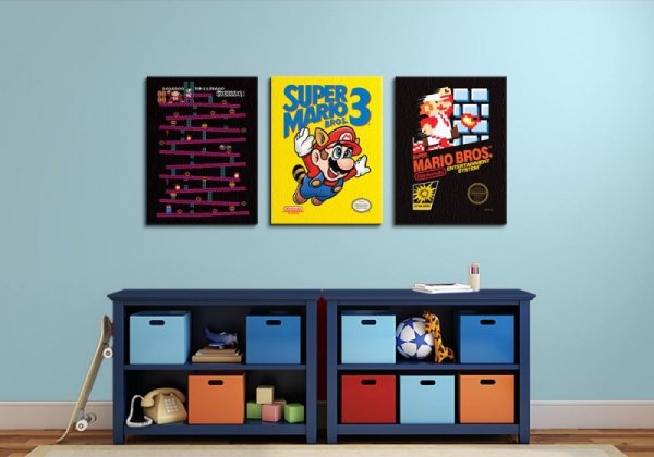 Super Mario Bros. 3 (NES Cover) - Obraz na płótnie