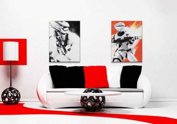 Star Wars Episode VII (Stormtrooper Paint) - obraz na płótnie