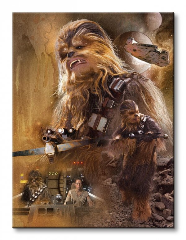 Star Wars Episode VII (Chewbacca Art) - obraz na płótnie