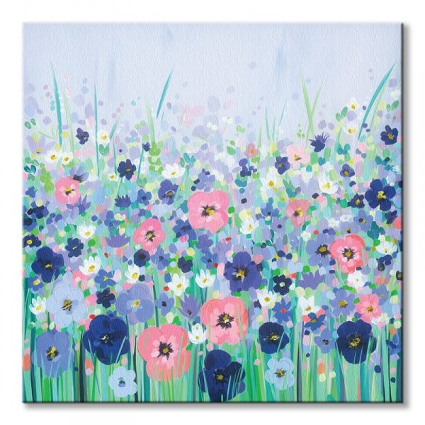 Floral Meadow - Obraz na płótnie