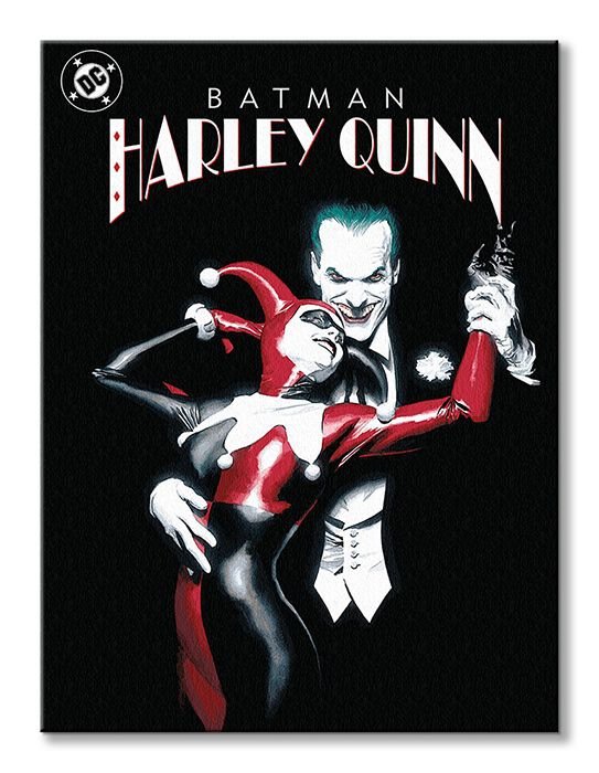 DC Joker &amp; Harley Quinn (Dance) - Obraz na płótnie