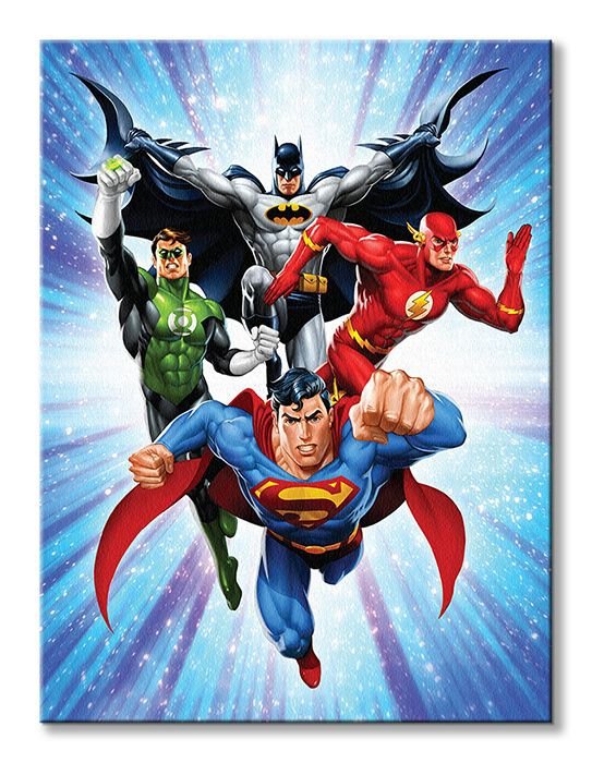 DC Comics Justice League (Supreme Team) - Obraz na płótnie