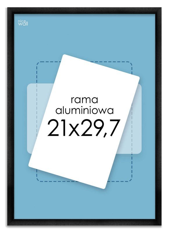 Rama aluminiowa 21x29,7 cm
