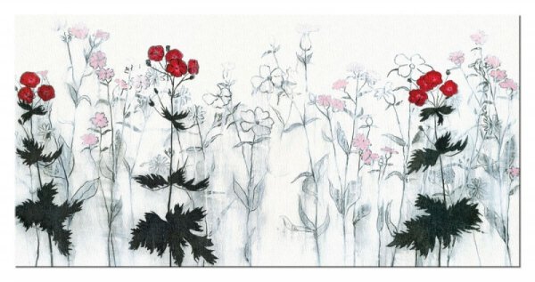 Red Flowers - Obraz na płótnie