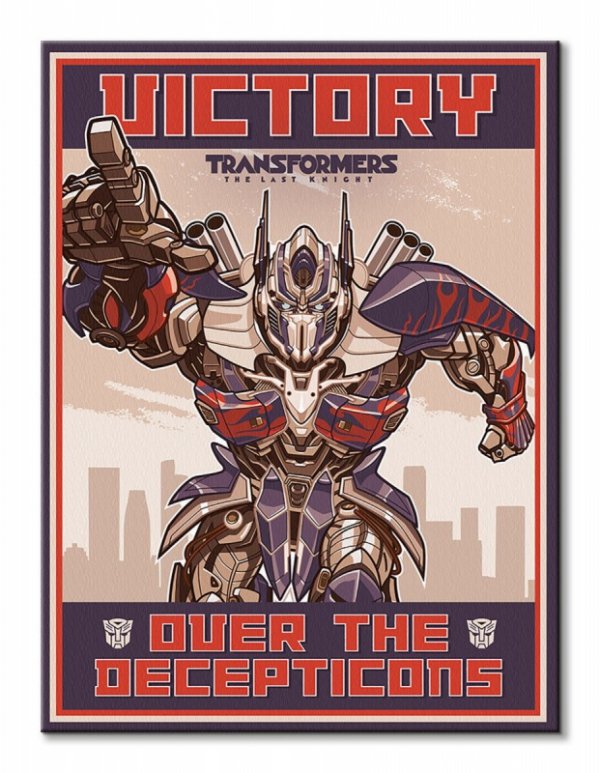 Transformers The Last Knight Victory - obraz na płótnie